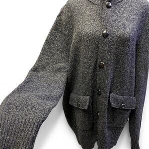 Quiet Luxury Preppy Prep Wool and Cashmere Golf Career Work Cardigan Sweater